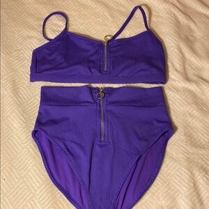 Revamped Vibrant Purple Swimwear